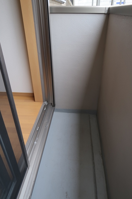 サンピア白山． ベランダ