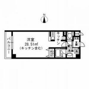 シティインデックス武蔵小山 間取り図