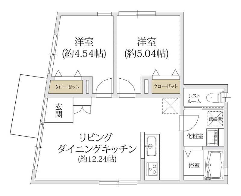 ソアヴィータ三軒茶屋 間取り図