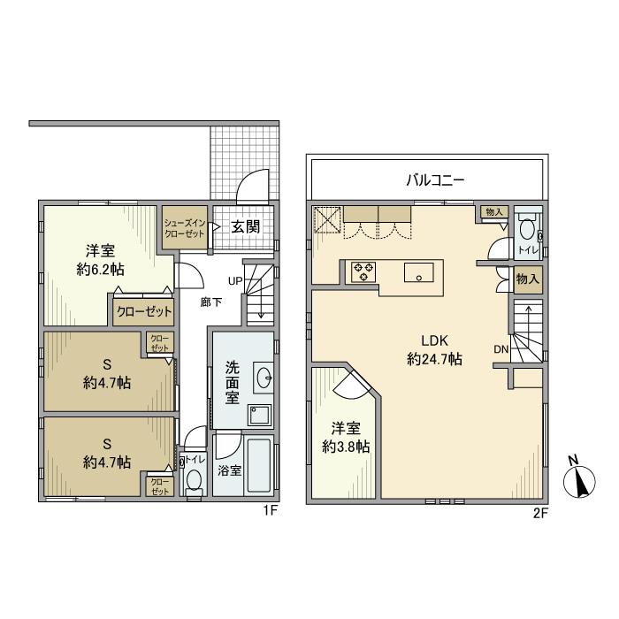 天沼戸建 間取り