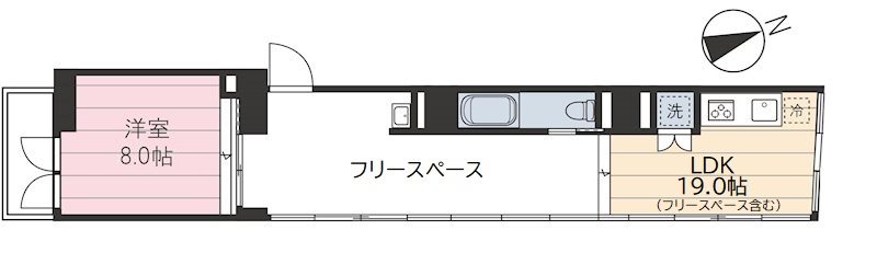 ラ・メゾン長崎XⅡ（A.O.T） 間取り図