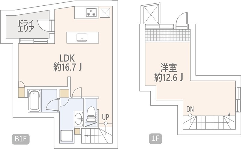 GrandStory西麻布 101号室 間取り
