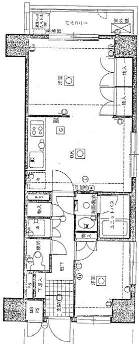 日興パレス広尾プラザ 間取り図