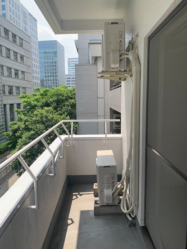 日興パレス広尾プラザ ベランダ
