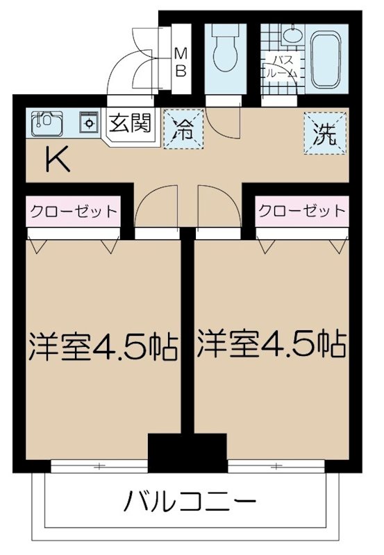 アムール戸山 間取り図