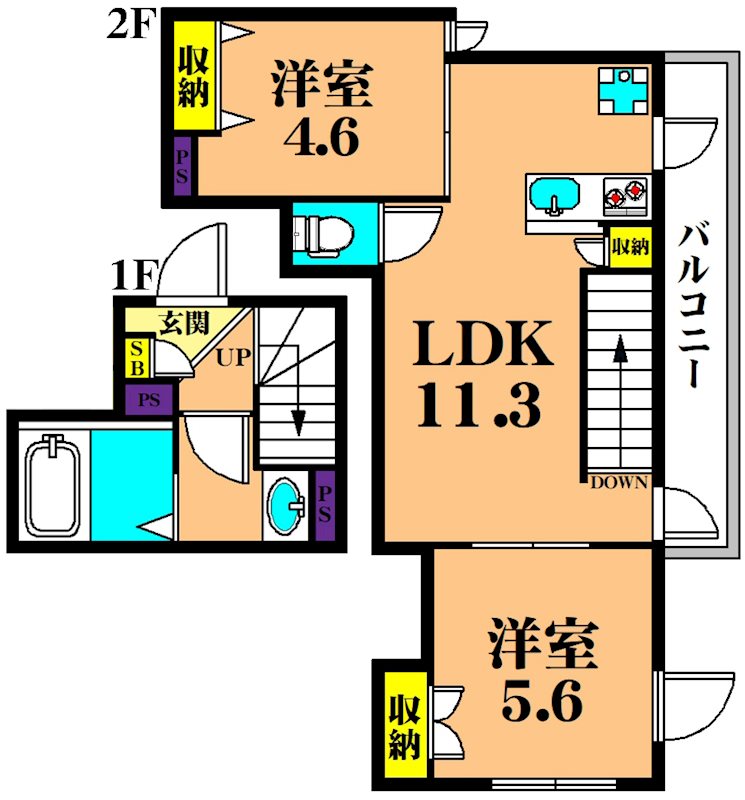 La Luce 間取り図