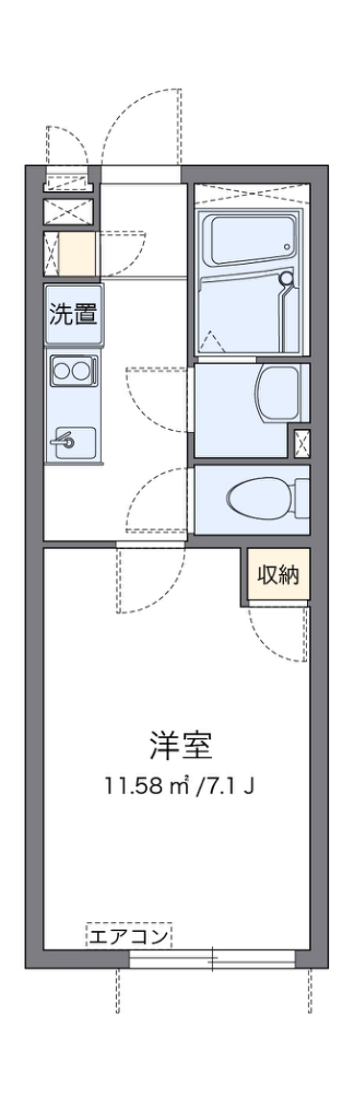 レオネクスト弦巻 間取り図