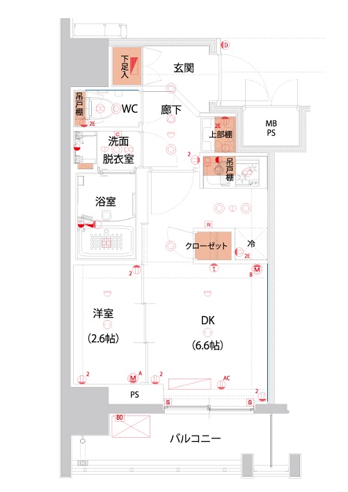 ハーモニーレジデンス山手大塚ザ・ガーデン 間取り図