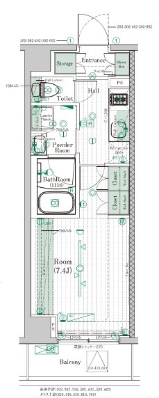 ブライズ高円寺 間取り図