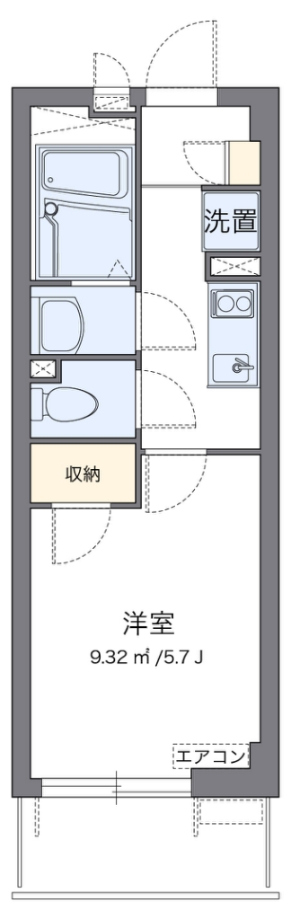 クレイノリレーション中野 間取り図
