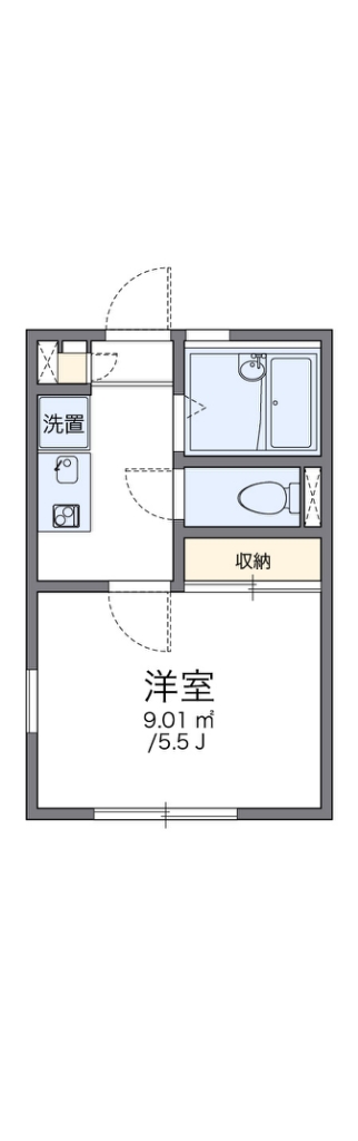 レオパレスフォーブル三茶 間取り図