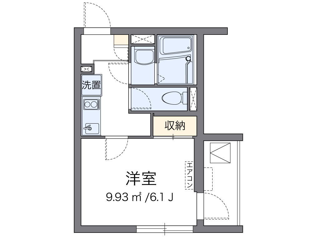 クレイノル　ソレイユ新高円寺 間取り図