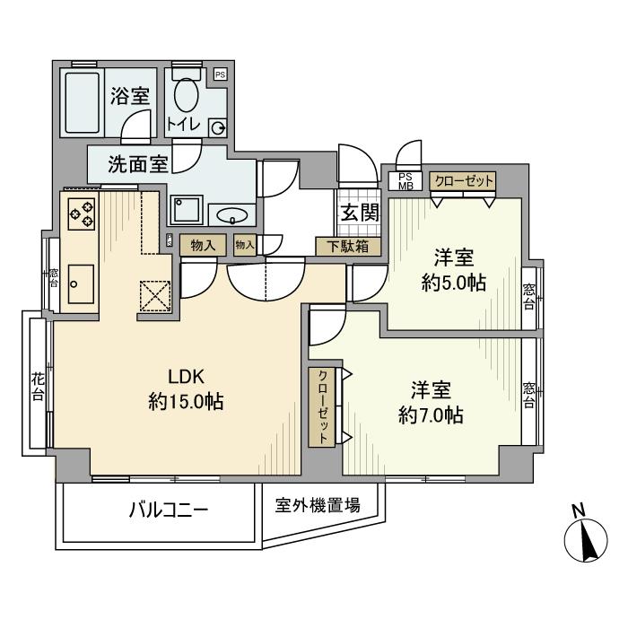 フォリア松濤 間取り図