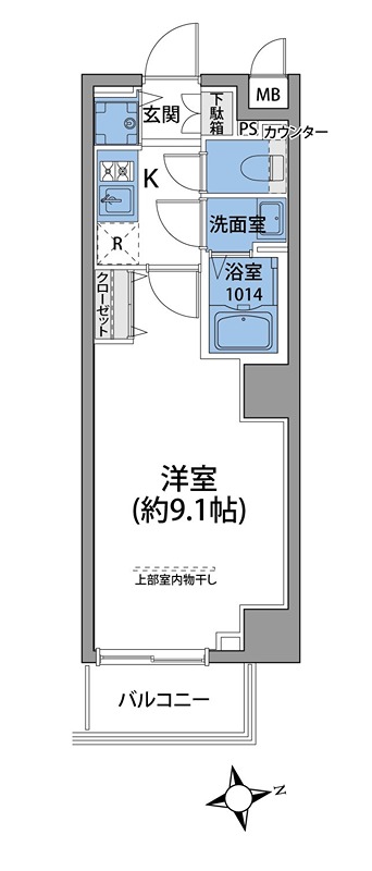 Excerosa芝公園 間取り図