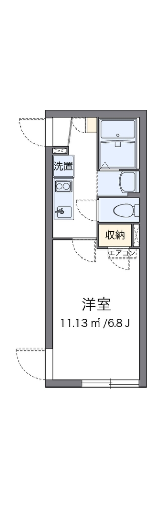 クレイノＭ 間取り図