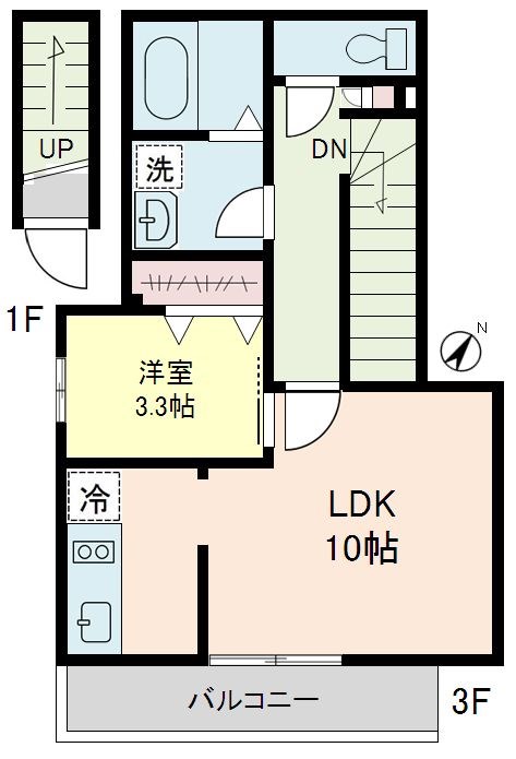 ベル・フルール 間取り図