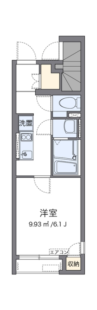 クレイノカワサキ 間取り図