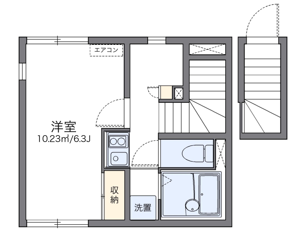 レオネクストシオン北沢 間取り図