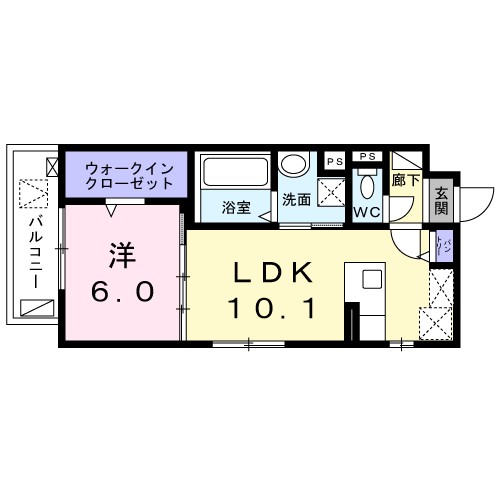 シュガール二子玉川 間取り図