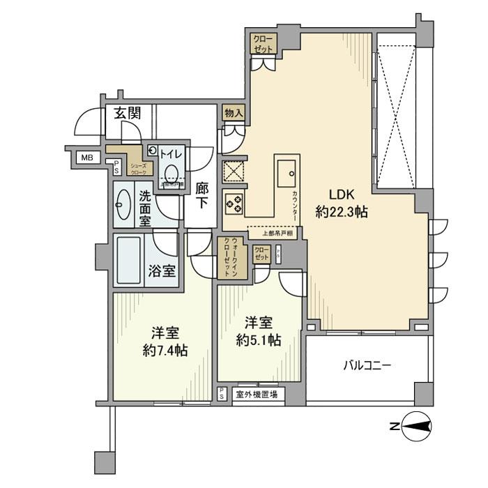 代沢パークハウス 間取り図
