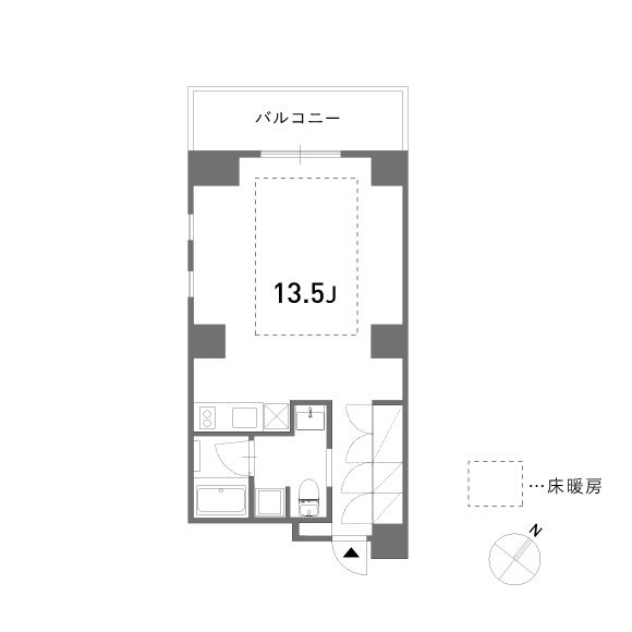 Quatre Saisons Miyagino Ⅱ 間取り図