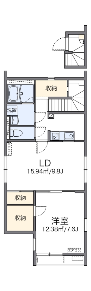 レオネクストラグランジュ戸山 間取り図