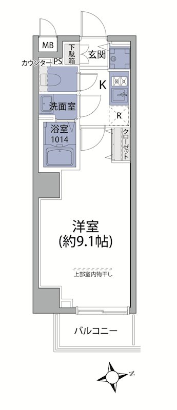 Excerosa芝公園 間取り図