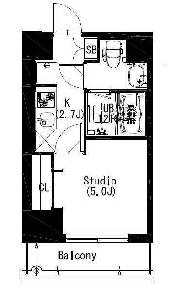 エスティメゾン戸越 間取り図