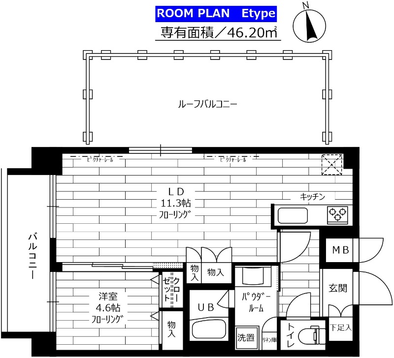 グランドコンシェルジュ新宿北 間取り図