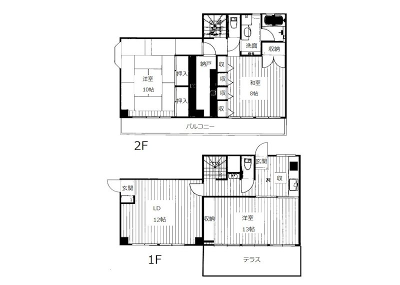 西大久保イレブン 間取り図