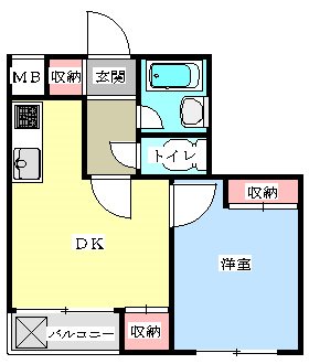 プラザカネコ 間取り図