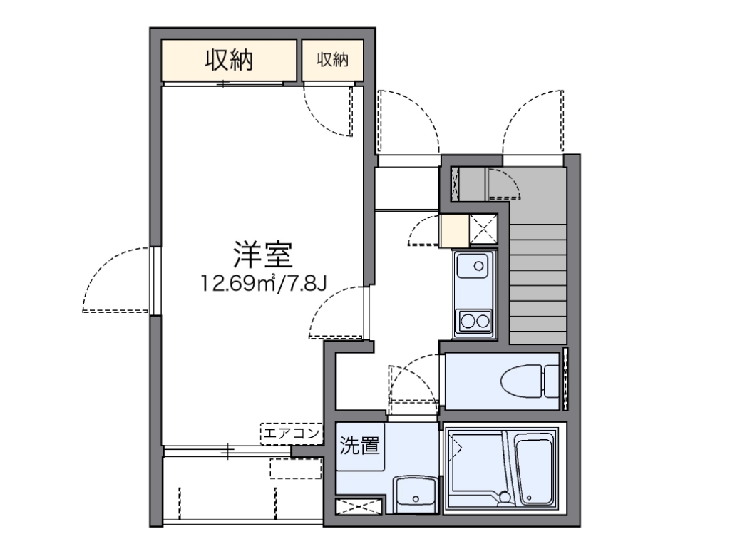 レオネクストレインボーヒルズ 間取り図