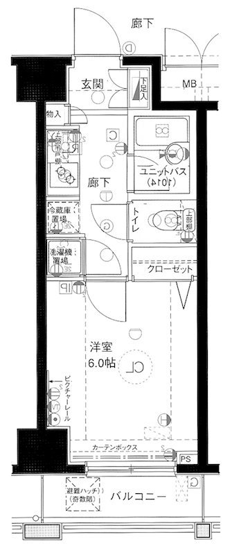 メインステージ松涛 間取り図