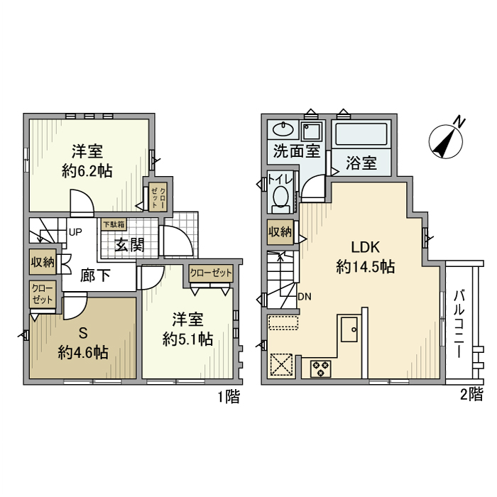 長崎戸建 間取り図