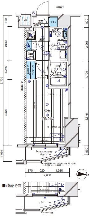 メインステージ板橋EAST 間取り図