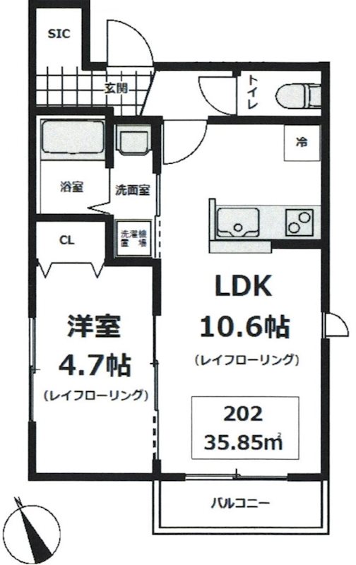 カーサ・カランコエ 間取り図