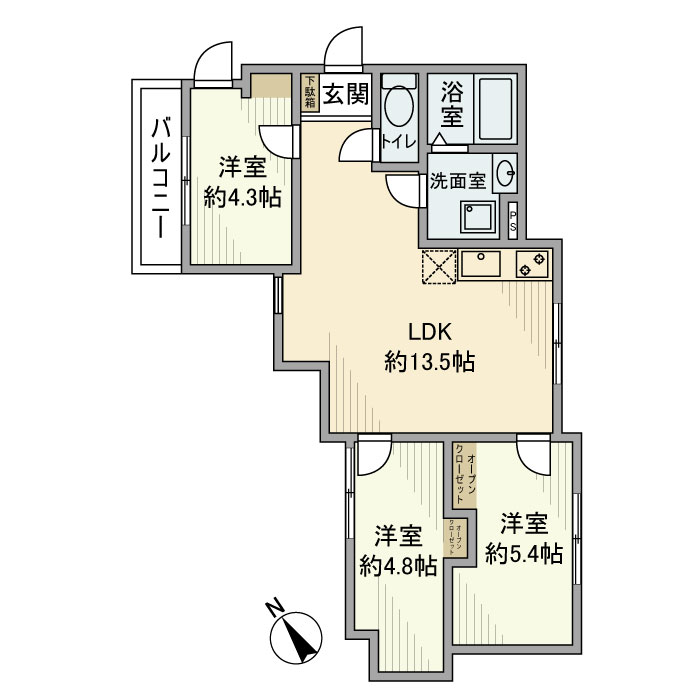 第一アパート 間取り図