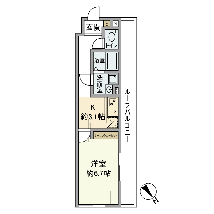 第一アパート 間取り図