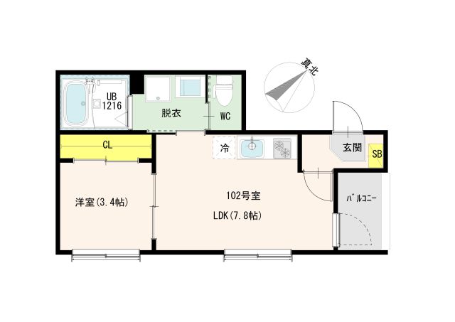 アルテアテラス池袋 間取り図