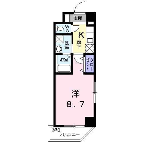 サンフォニア新宿 間取り図