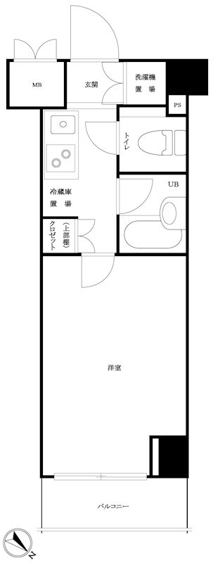 ルーブル三田 間取り図