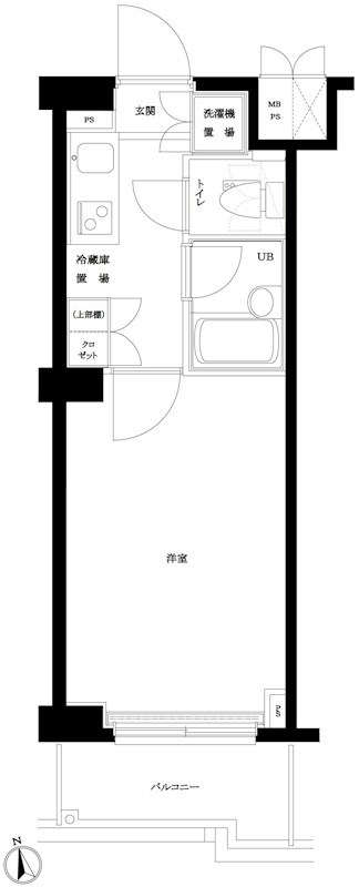 ルーブル神楽坂弐番館 間取り図