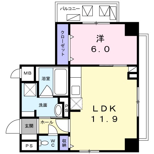 ユヌ　ブリーズ　目黒 間取り図