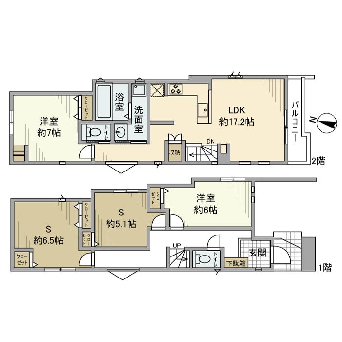 羽根木戸建 間取り
