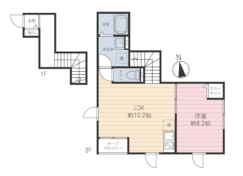 トーレ池田山　A棟 間取り図