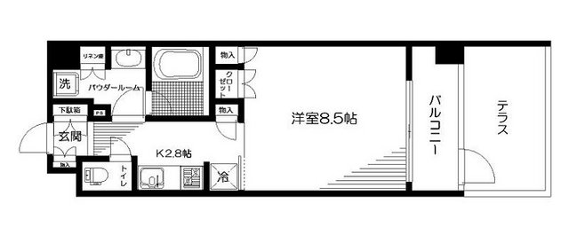 日神デュオステージ経堂 間取り図