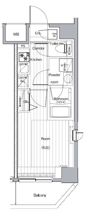 プレミアムキューブＧ西大井 間取り図