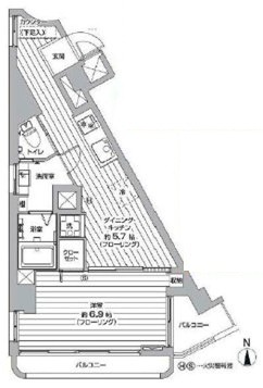 シャンボール旗の台 間取り図