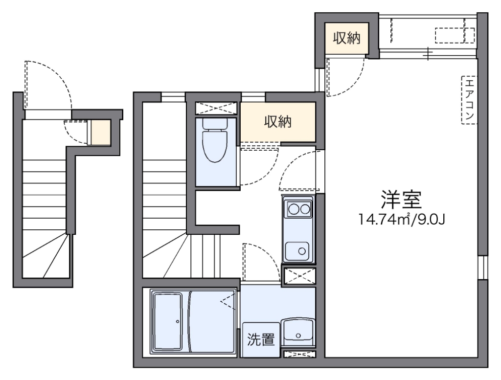 レオネクストワン 間取り図