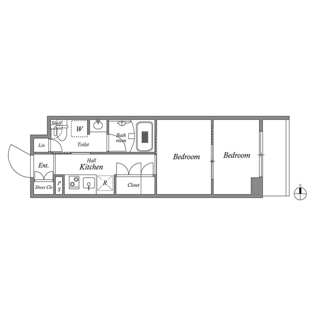 レジデンス新宿中落合スクエア 間取り図